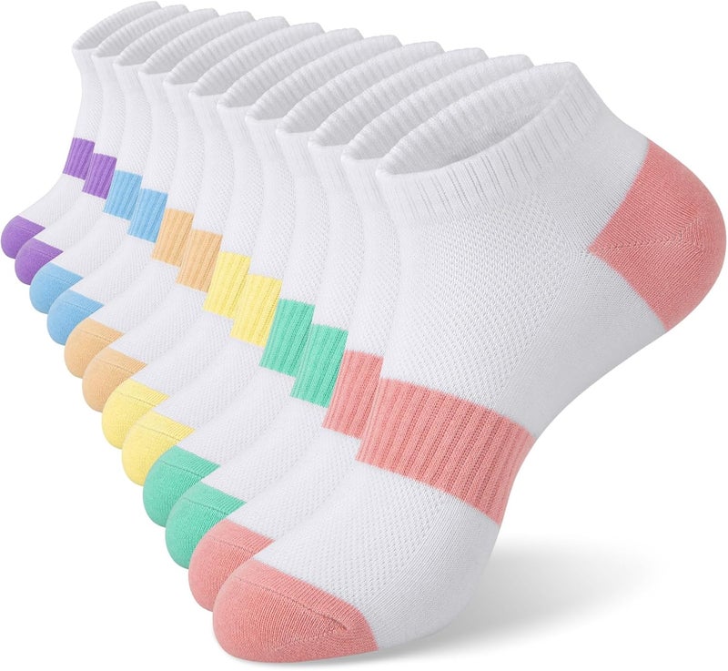 Darller 6 Pairs Ankle Socks for Women - Lightweight Low Cut No Show Casual Cotton Socks Breathable - Image 1